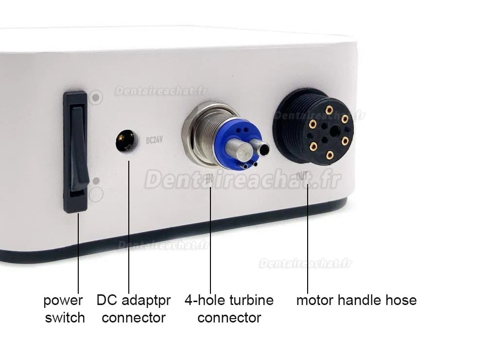 Micromoteur dentaire électrique sans balais à LED portable 90 W THREEH EA-MOTOR